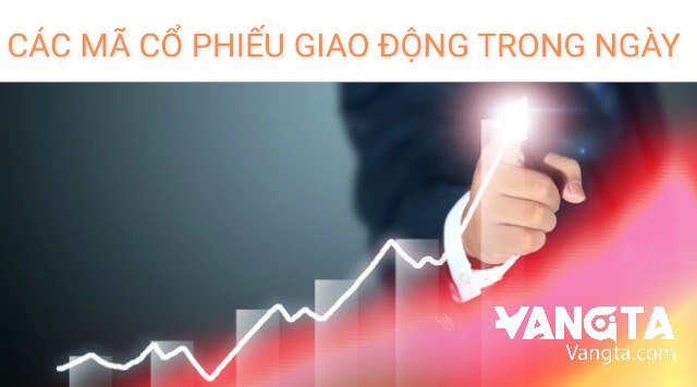 Các mã cổ phiếu giao động trong ngày